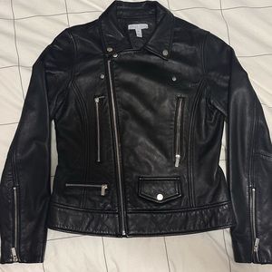 Leather Moto Jacket